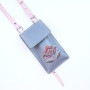 SK-2/3 Кольорова - Заготовка для вишивки нитками - Шкіряна сумка, 11x20 см
