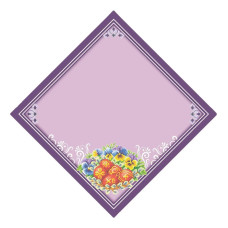 СПВ_211 Virena Заготовка для вишивки бісером - Серветка Великодня 40x40 см (габардин)