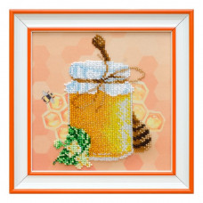 Т-1120 Квітковий мед. ВДВ. Схема на тканині для вишивання бісером