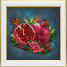 Т-1418 Королівський Гранат, 22х22 см. ВДВ. Схема для вишивки бісером на атласі Т-1418 Королівський Гранат, 22х22 см. ВДВ. Схема для вишивки бісером на атласі