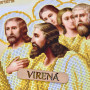 ТБ_А2Р_104 Таємна Вечеря в золоті, 58х41 см. Virena. Набір для вишивки бісером та бусинами на габардині