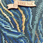 ТБ_А3Н_575 Virena Набір для вишивки бісером - Чорний кінь 27х36,5 см (габардин)
