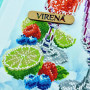 ТБ_А3Н_591 Virena Набір для вишивки бісером - Коктейлі з морозивом 36,5x27 см (габардин)