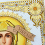 ТБ_А4Р_664 Св. Соломія Мироносиця в золоті, 19х23,5 см. Virena. Набір для вишивки бісером та бусинами на габардині