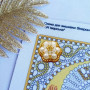 ТБ_А5Р_347 Богоматір Іверська в золоті, 11,5х15,3 см. Virena. Набір для вишивки бісером та бусинами на габардині