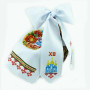 ТБ_БК_107 Virena Набір для вишивки бісером - Великодній бант на кошик 11x140 см (габардин)