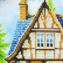 ТБ_КВ_3027 Virena Набір для вишивки бісером - Будиночок 29,5x29,5см (габардин)