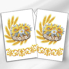 ТБ_РВМ_055 Virena Набір для вишивки бісером - Весільний рушник малий, 20x140 см (габардин) ТБ_РВМ_055 Virena Набір для вишивки бісером - Весільний рушник малий, 20x140 см (габардин)