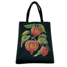 ТБ_Шоппер_658 Virena Набір для вишивки бісером - Сумка-шоппер Фізаліс 38х42 см (сумочна тканина)