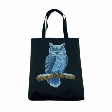 ТБ_Шоппер_744 Virena Набір для вишивки бісером - Сумка-шоппер Сова 32,5x39 см (сумочна тканина)