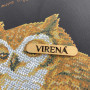ТБ_Шоппер_750 Virena Набір для вишивки бісером - Шопер Сова з кавою, 32,5x39 см