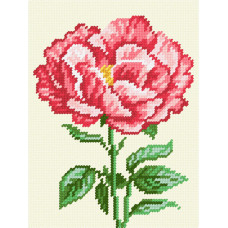 TD66 Quick Tapestry Набір для вишивки гобеленом - Троянда Йорка і Ланкастера, Ф. Е. Галм 22х30 см (схема на канві)