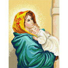 TJ23 Quick Tapestry Набір для вишивки друкованим гобеленом - Мадонна вулиць 36x57см (схема на страміні) TJ23 Quick Tapestry Набір для вишивки друкованим гобеленом - Мадонна вулиць 36x57см (схема на страміні)