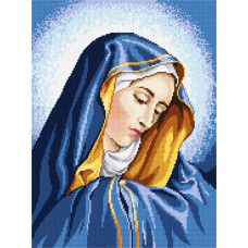 TJ34 Quick Tapestry Набір для вишивки друкованим гобеленом - Мадонна Делороса 36x57см (схема на страміні) TJ34 Quick Tapestry Набір для вишивки друкованим гобеленом - Мадонна Делороса 36x57см (схема на страміні)