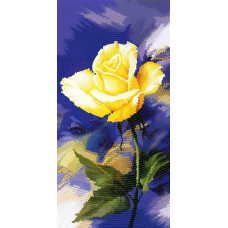 ТМ-146 Садові замальовки. Жовта троянда. Тела Артіс. Схема для вишивання бісером