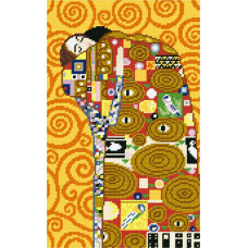 TS123 Quick Tapestry Набір для вишивки гобеленом - Захват, серія Дерево життя, Ґ. Клімт 36x57 см (схема на канві)