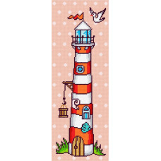 TS77 Quick Tapestry Набір для вишивки гобеленом - Маяк 22x62 см, страмін (схема на канві)