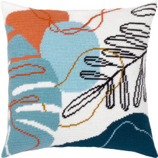 V530 Чарівниця Набір для вишивки друкованим напівхрестиком - Подушка Легкість вітру 40x40 см (схема на канві) V530 Чарівниця Набір для вишивки друкованим напівхрестиком - Подушка Легкість вітру 40x40 см (схема на канві)