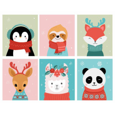 VG005 Strateg Картина за номерами - Зимові звірята 40x50 см (Стратег) VG005 Strateg Картина за номерами - Зимові звірята 40x50 см (Стратег)