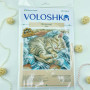 VMC_1019 Voloshka Набір для вишивки рахунковим хрестиком - Кошеня 26,5x29,5 см, Aida 16 (канва з фоном)