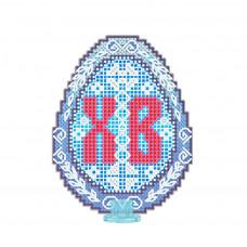 VPF_009 Великоднє яйце 6,6х8,4 см. Voloshka. Набір для вишивки хрестиком на пластиковій канві