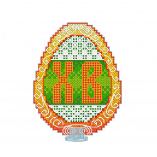 VPF_012 Великоднє яйце 6,6х8,4 см. Voloshka. Набір для вишивки хрестиком на пластиковій канві