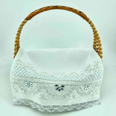 VRM_004_R Voloshka Набір для вишивки рахунковим хрестиком, бісером та бусинами - Рушник великодній 34x50 см (рівномірка 32 ct)