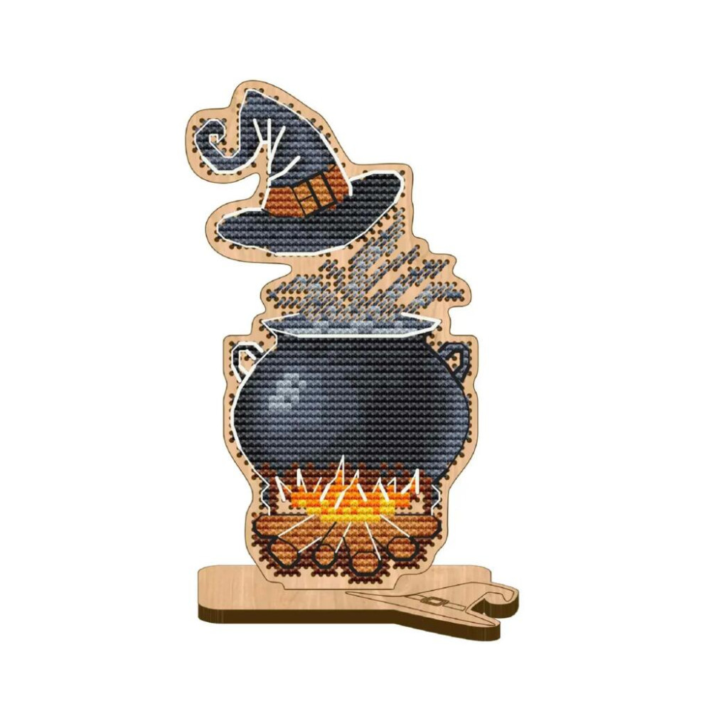 VW_007 Voloshka Набір для вишивки рахунковим хрестиком по дереву - Іграшка Магічне зілля 6,7x12 см VW_007 Voloshka Набір для вишивки рахунковим хрестиком по дереву - Іграшка Магічне зілля 6,7x12 см