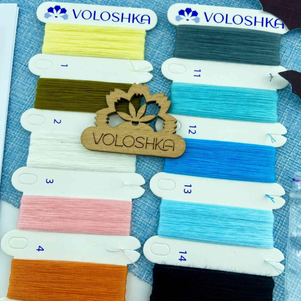 VW_010 Voloshka Набір для вишивки рахунковим хрестиком по дереву - Іграшка Привид Хелловін 11,2x11 см VW_010 Voloshka Набір для вишивки рахунковим хрестиком по дереву - Іграшка Привид Хелловін 11,2x11 см