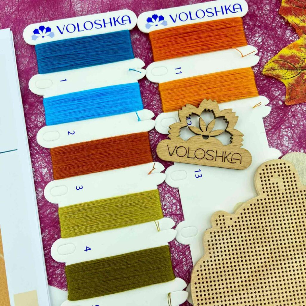 VW_011 Voloshka Набір для вишивки рахунковим хрестиком по дереву - Іграшка Гарбузи Хелловін 11,6x8 см VW_011 Voloshka Набір для вишивки рахунковим хрестиком по дереву - Іграшка Гарбузи Хелловін 11,6x8 см