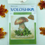 VW_018 Voloshka Набір для вишивки рахунковим хрестиком по дереву - Гриб боровик, 18x19 см