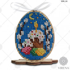 ЯПФ_111 Великоднє яйце. Virena. Заготовка під вишивку бісером
