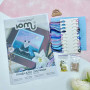 YuMI_002 Voloshka Набір для вишивки хрестом та бісером YuMI - Панда дзен 12,7x12,7 см, Aida 14 ct пластикова