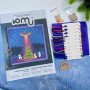YuMI_004 Voloshka Набір для вишивки хрестом та бісером YuMI - Сяйво двох світів 12,7x12,7 см, Aida 14 ct пластикова