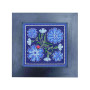 YuMI_008 Voloshka Набір для вишивки хрестом та бісером YuMI - Волошки 12,7x12,7 см, Aida 14 ct пластикова
