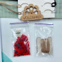 YuMI_015 Voloshka Набір для вишивки хрестом та бісером YuMI - Семенівна 12,7x12,7 см, Aida 14 ct пластикова