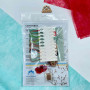 YuMI_015 Voloshka Набір для вишивки хрестом та бісером YuMI - Семенівна 12,7x12,7 см, Aida 14 ct пластикова