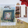 YuMI_016 Voloshka Набір для вишивки хрестом та бісером YuMI - Кінь Шептало 12,7x12,7 см, Aida 14 ct пластикова