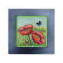 YuMI_021 Voloshka Набір для вишивки хрестом та бісером YuMI - Літня спека 12,7x12,7 см, Aida 14 ct пластикова