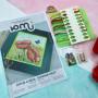 YuMI_021 Voloshka Набір для вишивки хрестом та бісером YuMI - Літня спека 12,7x12,7 см, Aida 14 ct пластикова