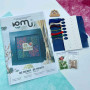 YuMI_027 Voloshka Набір для вишивки хрестом та бісером YuMI - Be merry 12,7x12,7 см, Aida 14 ct пластикова