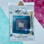 YuMI_027 Voloshka Набір для вишивки хрестом та бісером YuMI - Be merry 12,7x12,7 см, Aida 14 ct пластикова