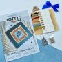 YuMI_028 Voloshka Набір для вишивки хрестом та бісером YuMI - Птах благовіст 12,7x12,7 см, Aida 14 ct пластикова