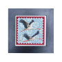 YuMI_038 Voloshka Набір для вишивки хрестом та бісером YuMI - Лелеки 12,7x12,7 см, Aida 14 ct пластикова
