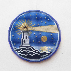 YuMI_040 Voloshka Набір для вишивки хрестом та бісером YuMI - Фігурка Світло надії 10х10 см, Aida 14 ct пластикова