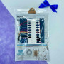 YuMI_042 Voloshka Набір для вишивки хрестом та бісером YuMI -  Марсік 12,7x12,7 см, Aida 14 ct пластикова