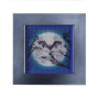 YuMI_047 Voloshka Набір для вишивки хрестом та бісером YuMI - Повня 12,7x12,7 см, Aida 14 ct пластикова